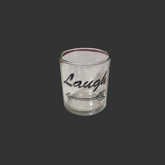 Live, Laugh, Love Replacement Drinking Glass - Laugh ONLY - USED