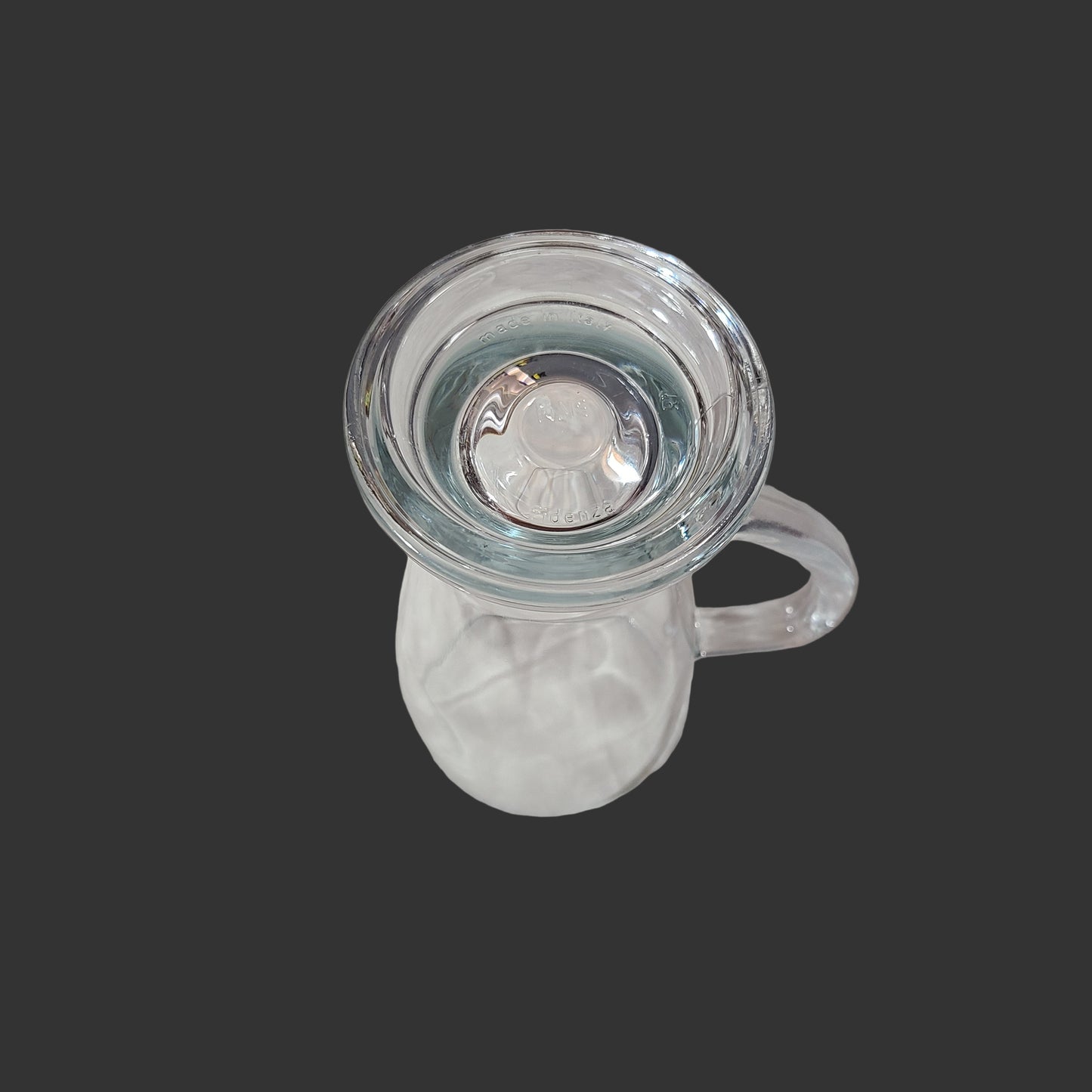 Fidenza Clear Glass 0.4L Beer Stein - LIKE NEW