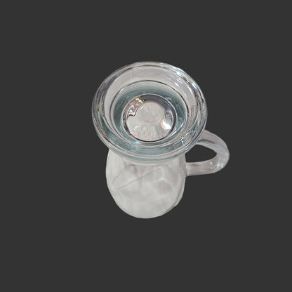 Fidenza Clear Glass 0.4L Beer Stein - LIKE NEW