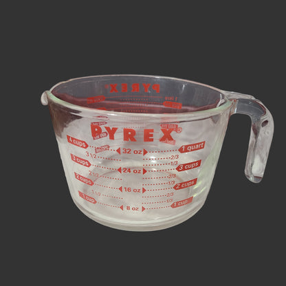 Pyrex Large 1-Liter Glass Measuring Cup - USED