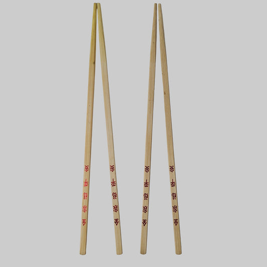 2 Pairs Bamboo Chopsticks - USED