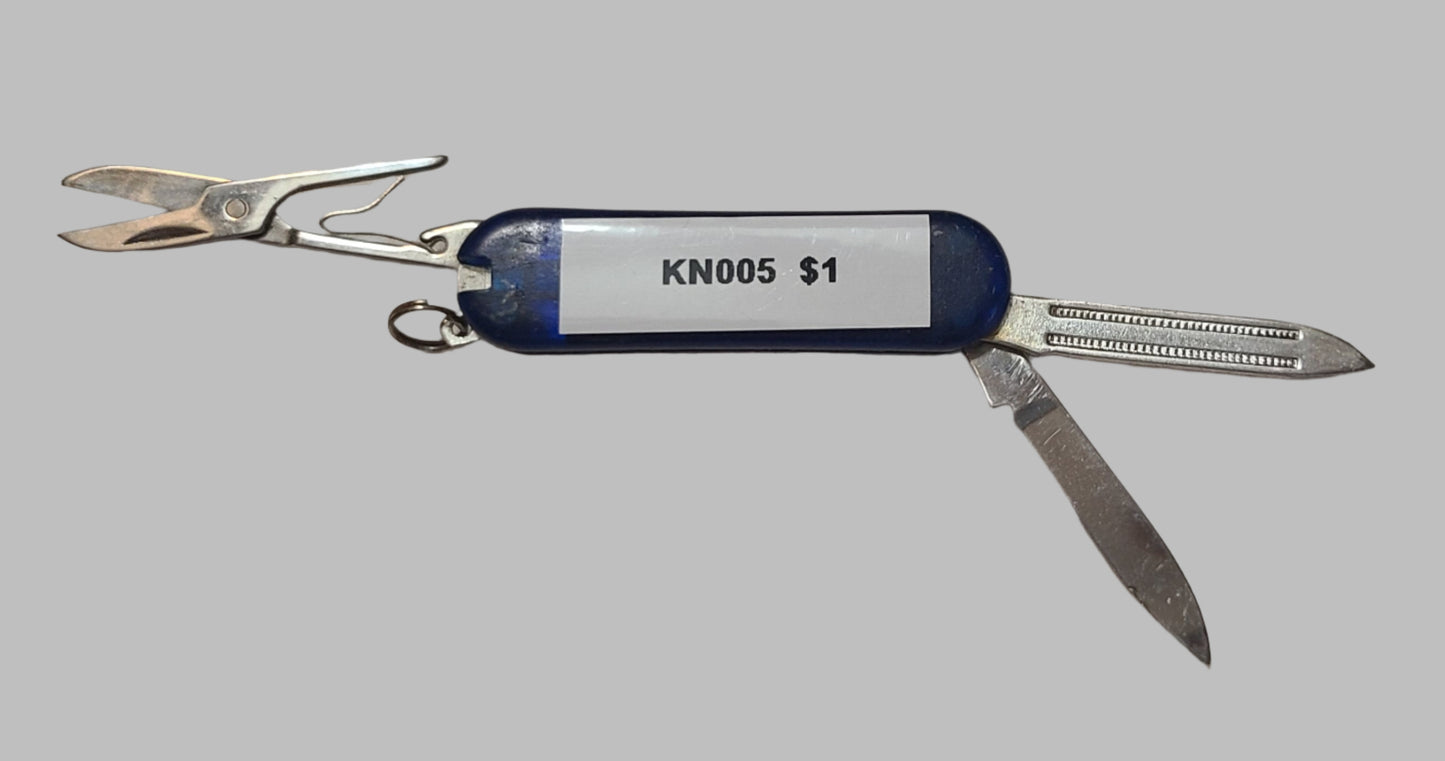 Unbranded SM Keychain Blue Multi-Tool - USED