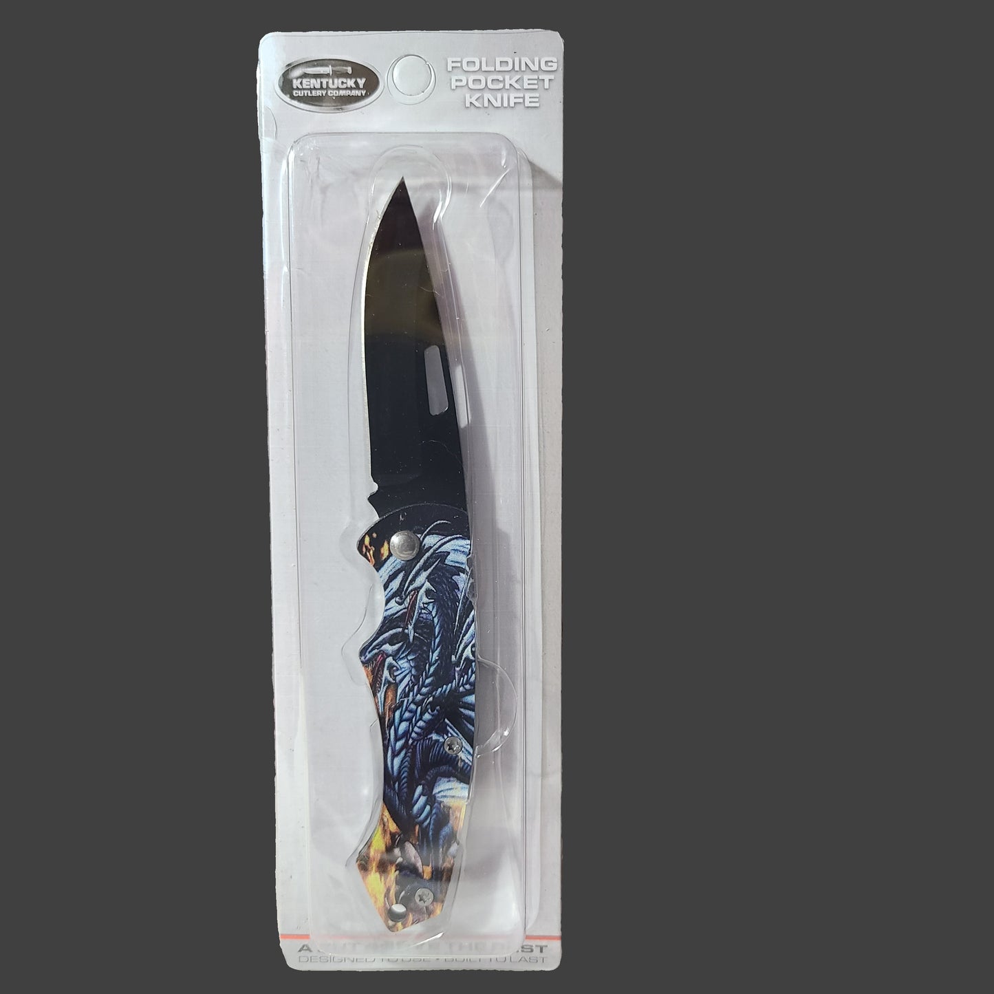 Kentucky Cutlery Company Blue Dragon Folding Pocketknife - NEW