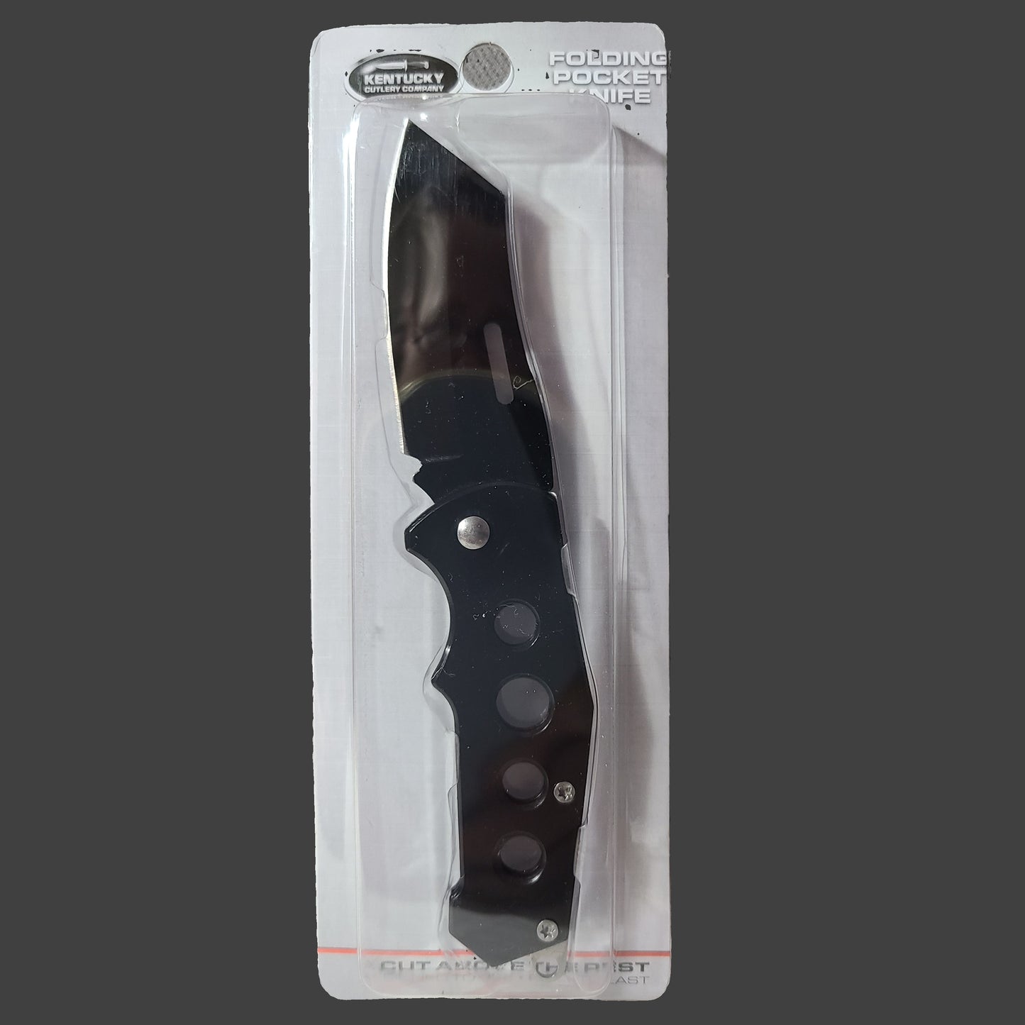 Kentucky Cutlery Company Black 4 Slot Folding Pocketknife - NEW