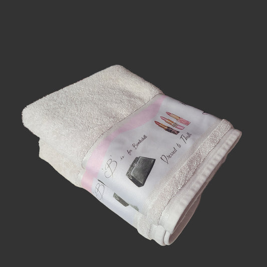 2PK For the Bath by Avanti Linens Decorative Bath Towels - USED