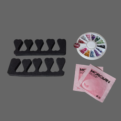 Morovan Professional Nail System Miscellaneous Bundle - Some Used Product - AS IS