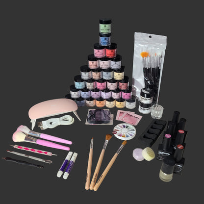 Morovan Professional Nail System Miscellaneous Bundle - Some Used Product - AS IS