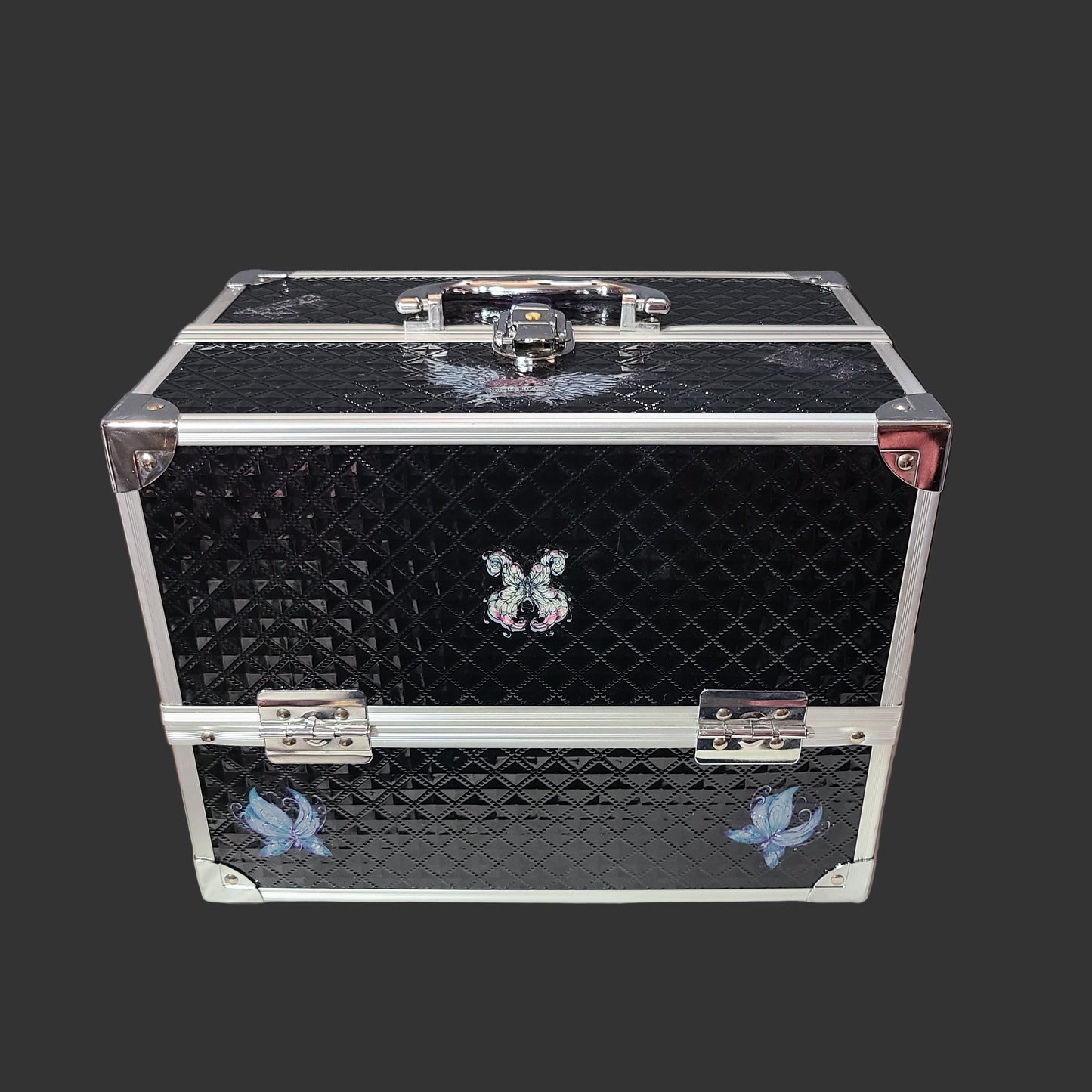 Caboodles Lovestruck 11.75 Ultimate Makeup Train Case - USED