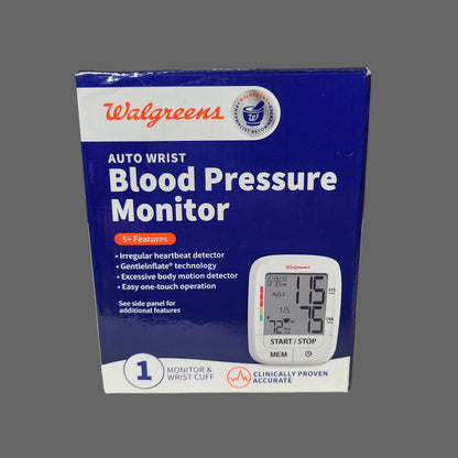 Walgreens Auto Wrist Blood Pressure Monitor - New Batteries - LIKE NEW