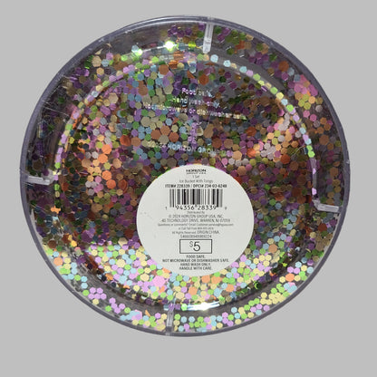 New Years Glitter Ice Bucket - USED