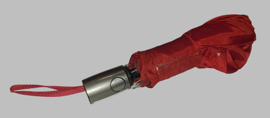 Totes Red Compact Auto-Open Umbrella - USED