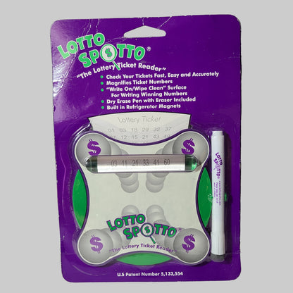 Lotto Spotto Lottery Ticket Reader - NEW
