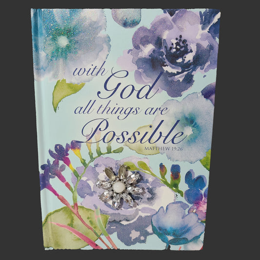 Pooch & Sweetheart Matthew 19:26 Journal - NEW