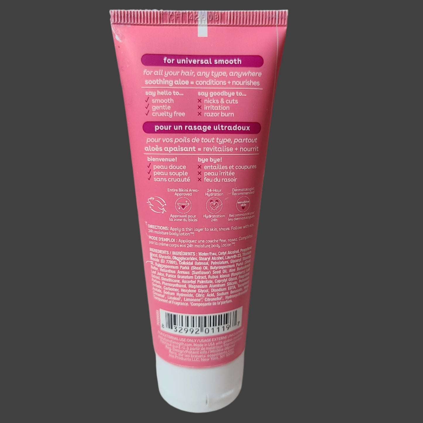 EOS Shea Better 24H Moisture Shave Cream - Pomegranate Raspberry - Sealed - NEW