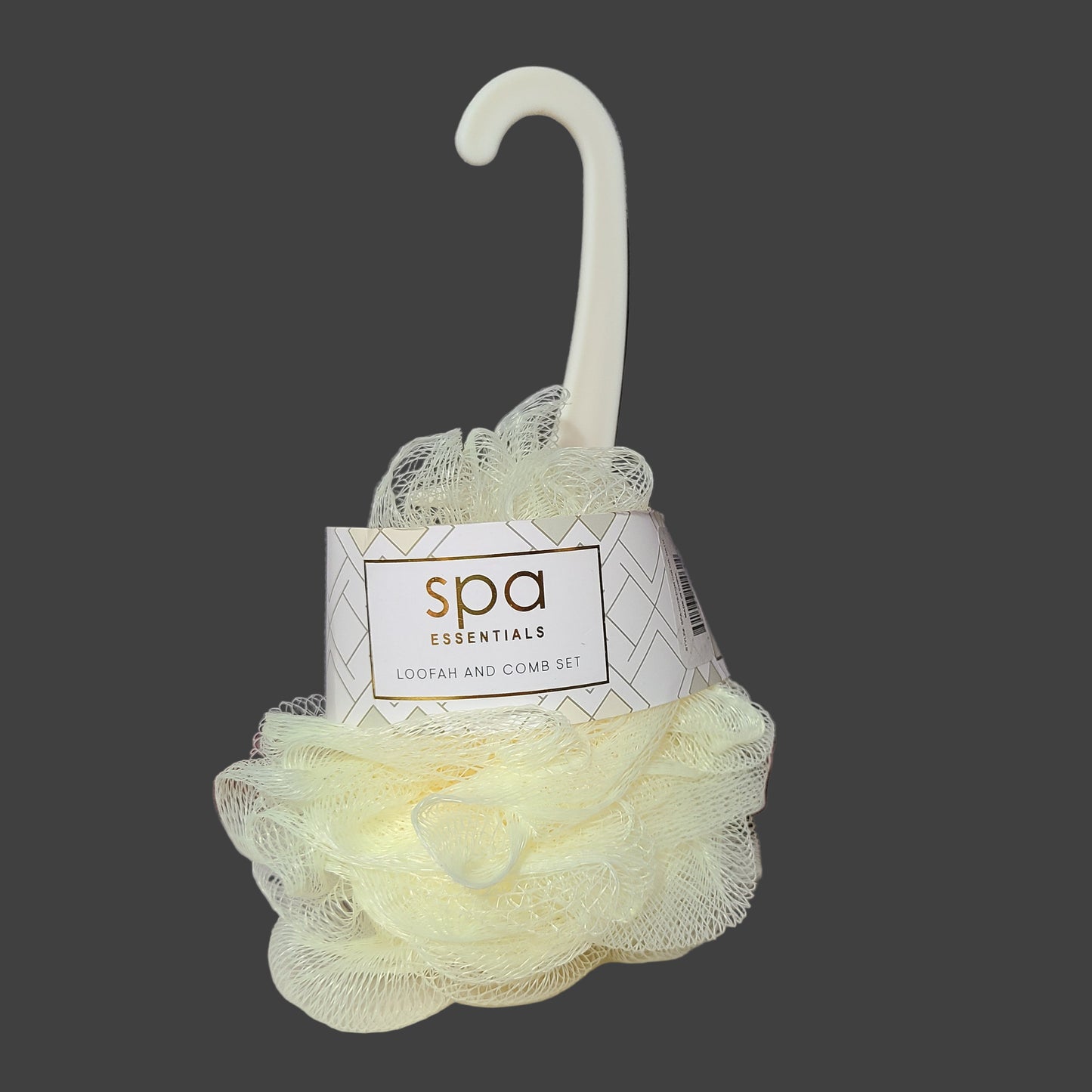 Spa Essentials Loofah and Comb Set - NEW