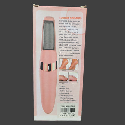 Electric Rechargeable Pedi Callous Remover - NEW