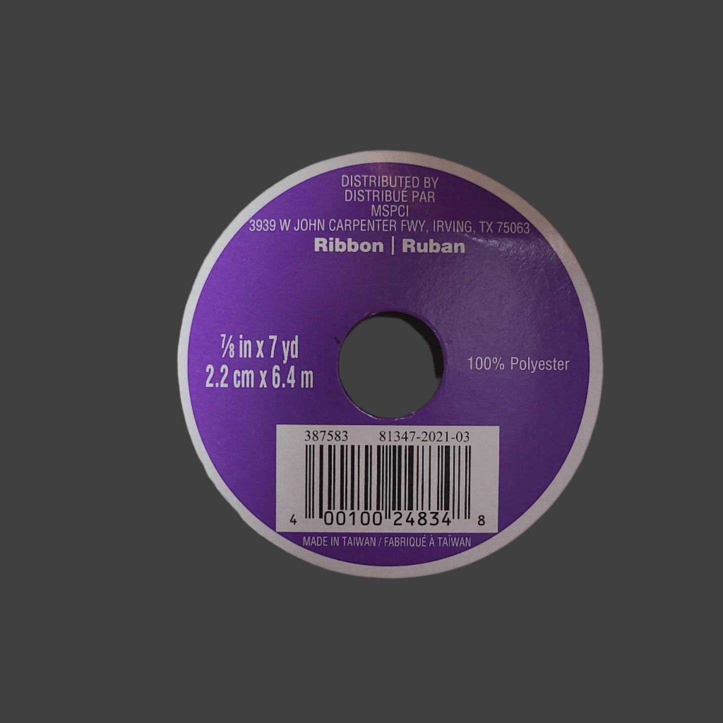 Partial Celebrate It 360 Black Ribbon Roll - AS IS