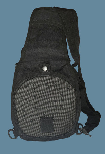 FAMI Black Outdoor Tactical Sling Shoulder Backpack – LIKE NEW