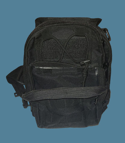 FAMI Black Outdoor Tactical Sling Shoulder Backpack – LIKE NEW