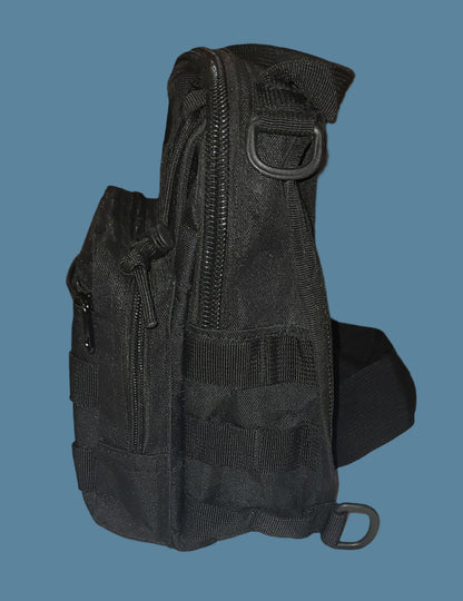 FAMI Black Outdoor Tactical Sling Shoulder Backpack – LIKE NEW