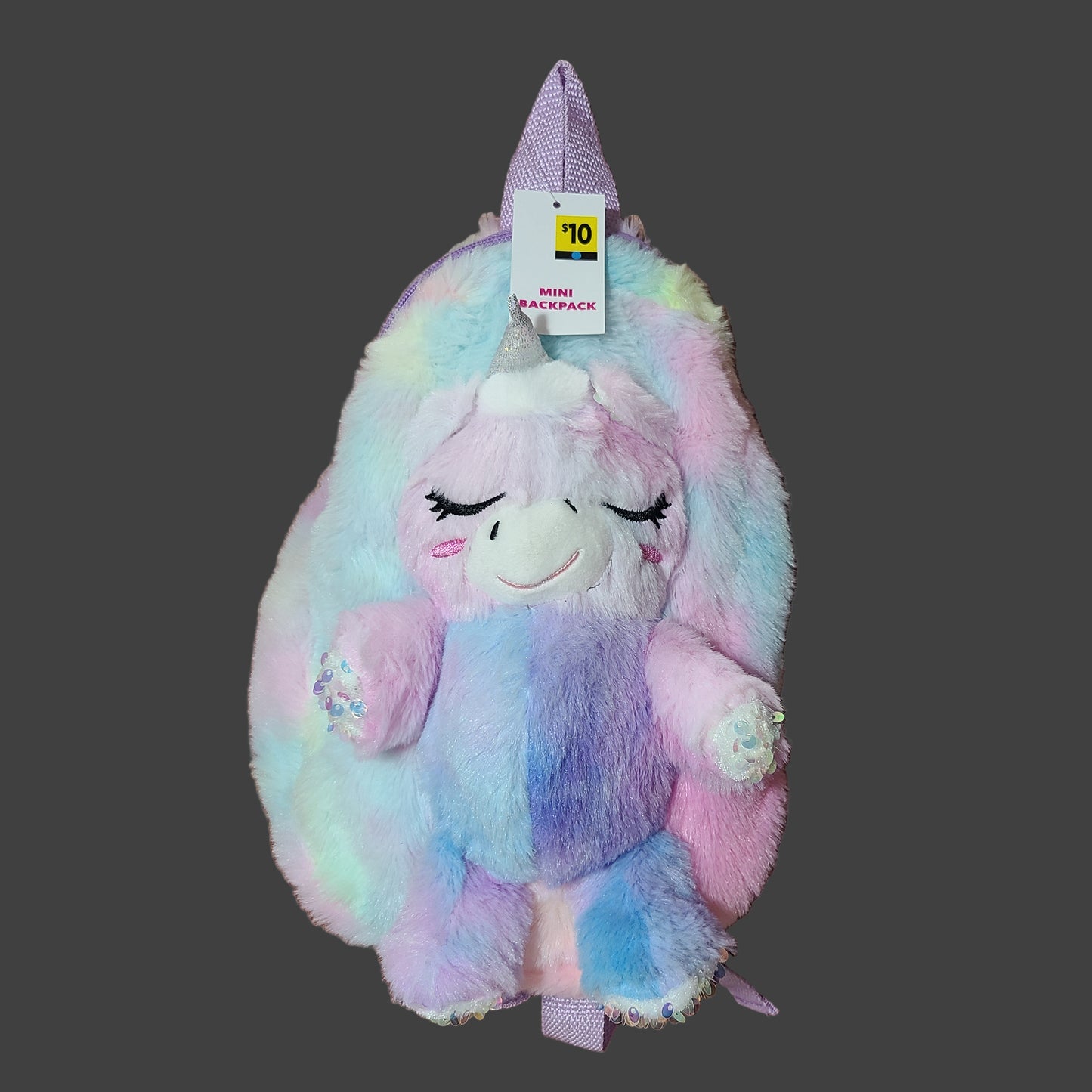 Girl's Mini Tie-Dye Unicorn Backpack - NEW