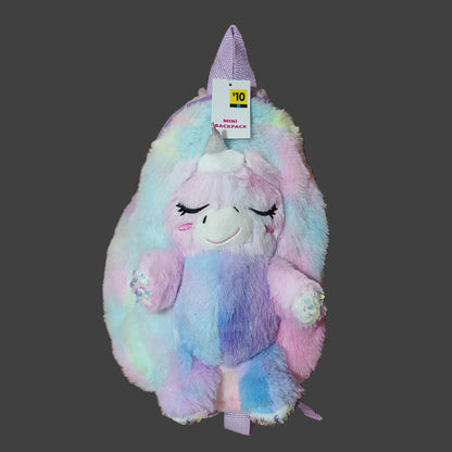 Girl's Mini Tie-Dye Unicorn Backpack - NEW