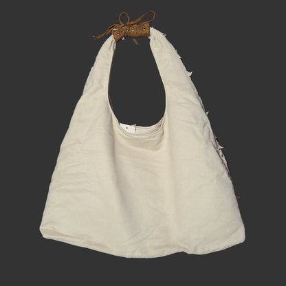 Big Buddha Beige Leather Tote Bag - LIKE NEW