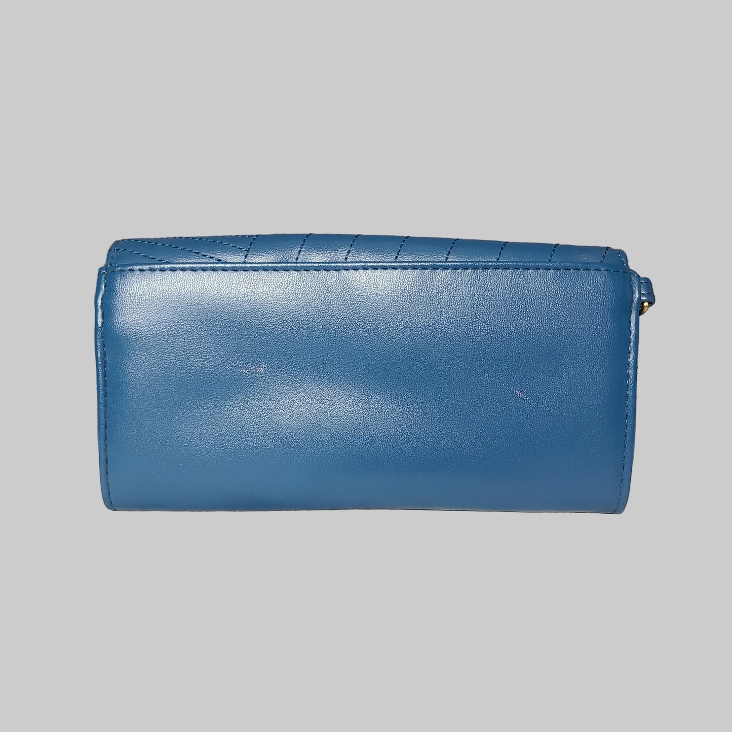 No Boundaries Deep Teal Faux Leather Wallet - USED