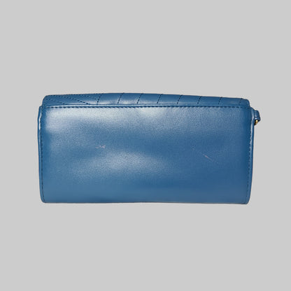 No Boundaries Deep Teal Faux Leather Wallet - USED