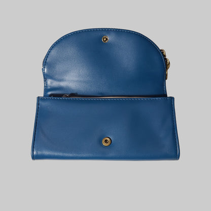 No Boundaries Deep Teal Faux Leather Wallet - USED