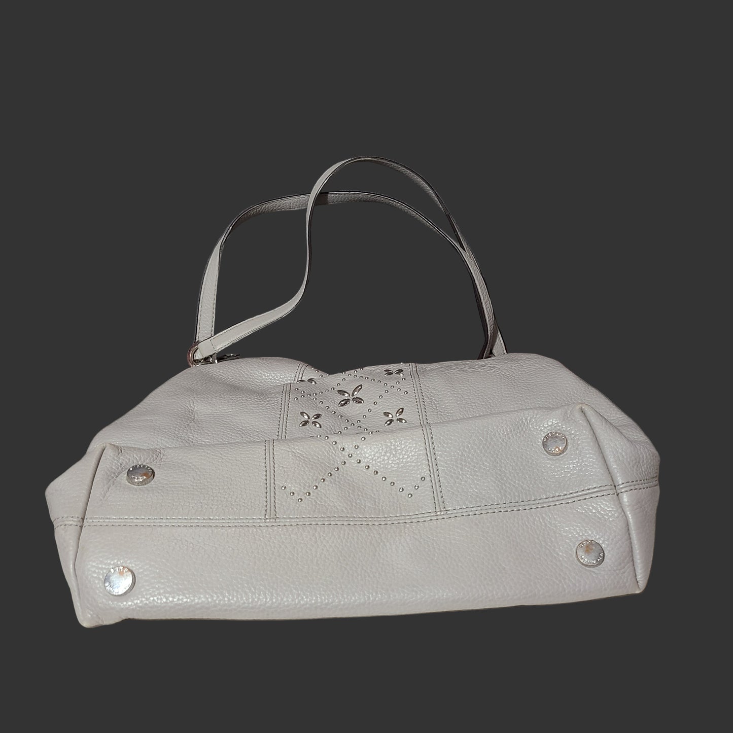 Michael Kors Gray Leather Purse - USED