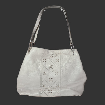 Michael Kors Gray Leather Purse - USED