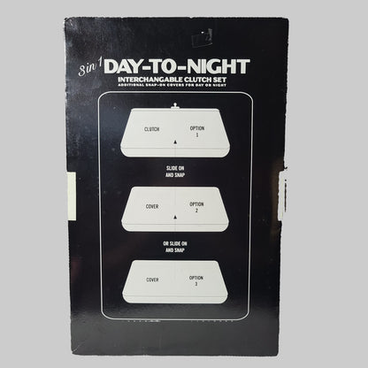 VTG 3-in-1 Day To Night Interchangeable Clutch Set - NEW