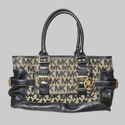 Michael Kors Black & Brown Purse - USED