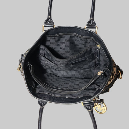 Michael Kors Black & Brown Purse - USED