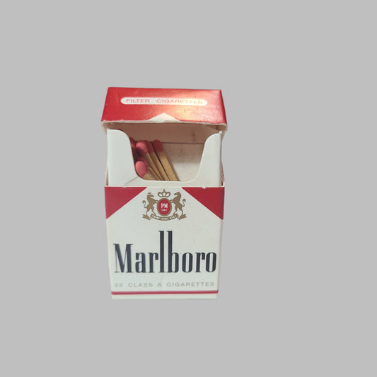 VTG Marlboro Mini Match Pack - 12 Matches Remain - USED