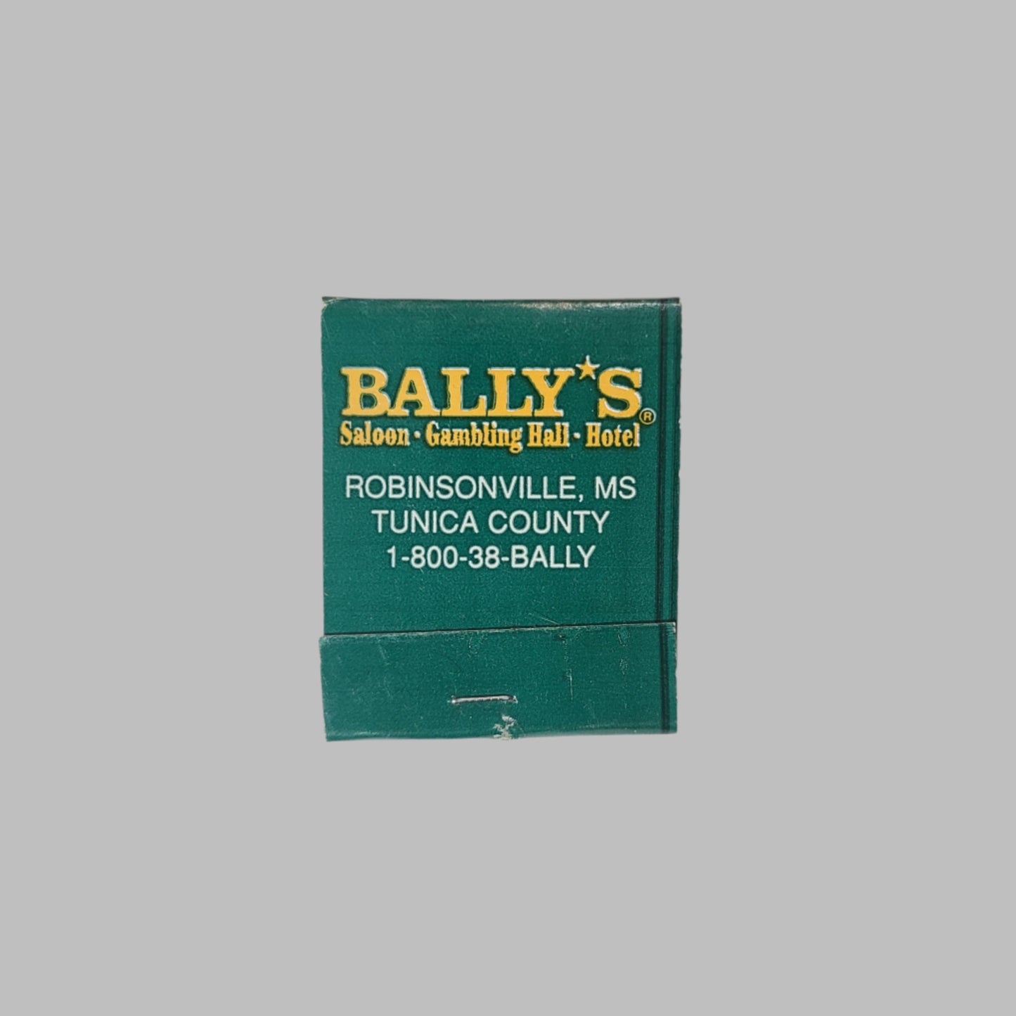 VTG Bally's Robinsonville, MS Casino Matchbook - NEW
