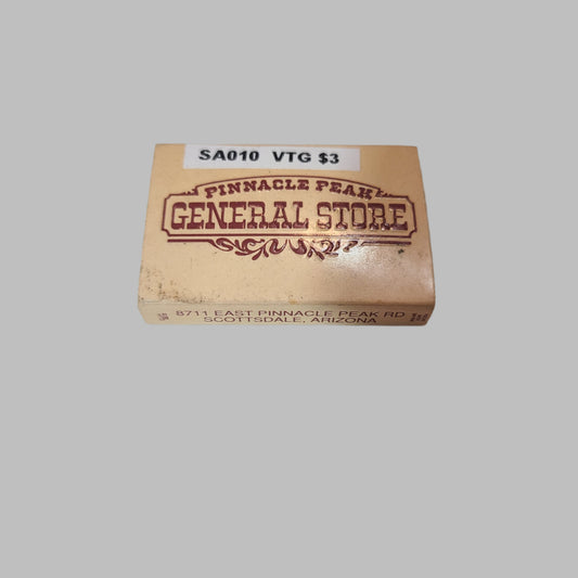 VTG Pinnacle Peak General Store Scottsdale, AZ Matchbook - LIKE NEW