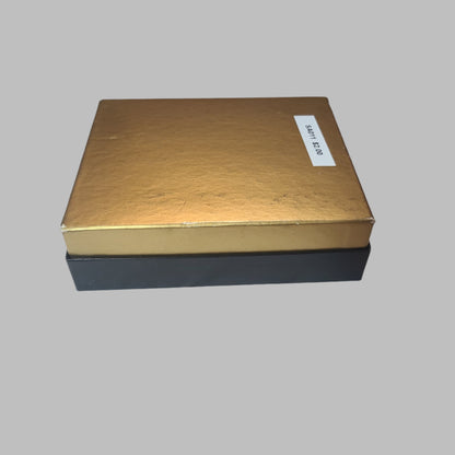 Empty Black & Gold Zippo Box - USED