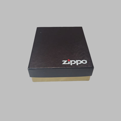 Empty Black & Gold Zippo Box - USED