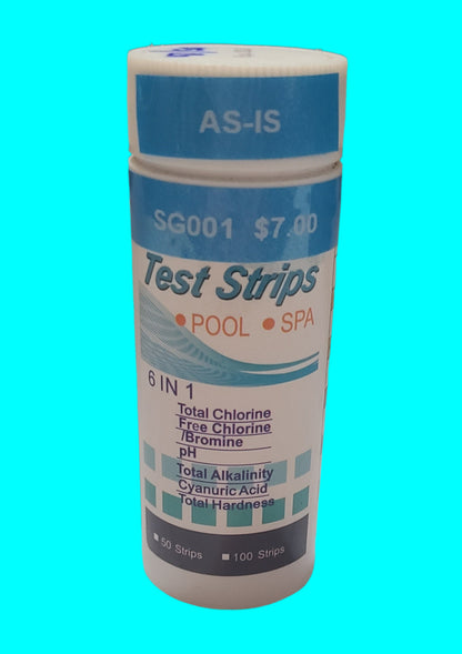Pool/Spa Test Strips – 47 of 50 Remaining - Exp. 05/2026 - AS IS
