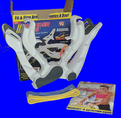 Wonder Arms Total Arm Workout System – In Box - Missing 1 Resistance Band - AS IS