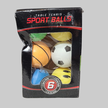 6PK Table Tennis Sports Balls - NEW