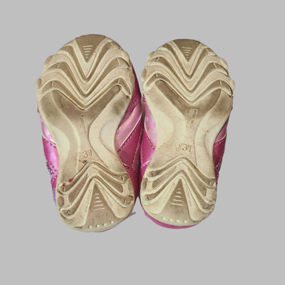 Sesame Street Size 3W Girls Pink Abby Sneakers - USED