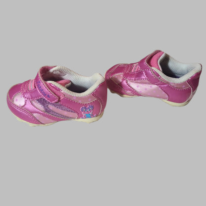 Sesame Street Size 3W Girls Pink Abby Sneakers - USED
