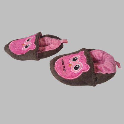 Generic Baby Size 2 Owl Slippers - USED