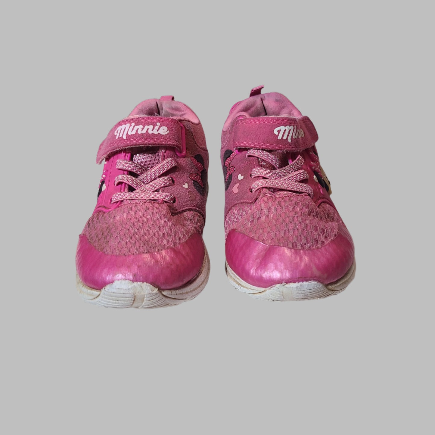 Girls Size 11 Disney Junior Minnie Mouse Sneakers - USED