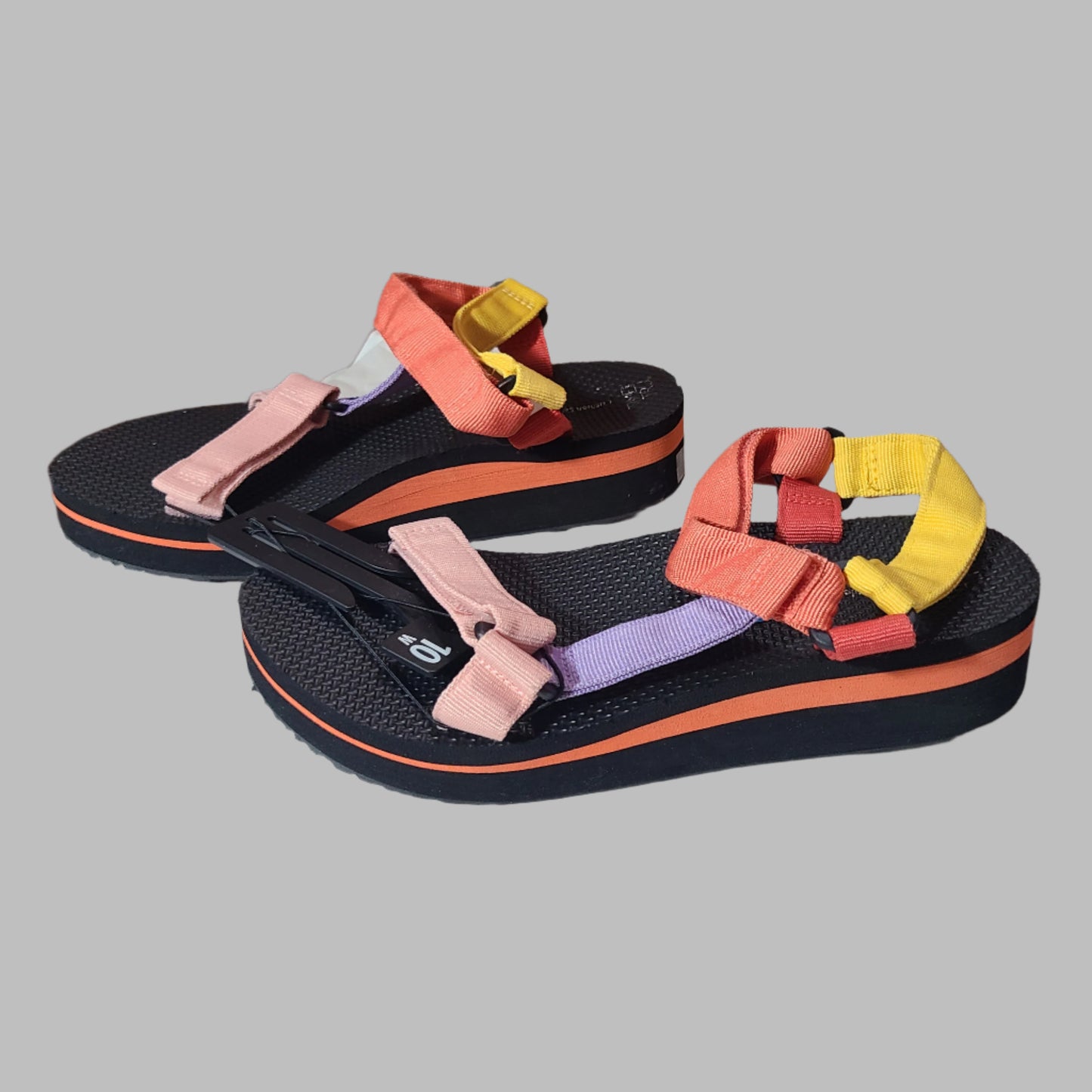 Women's 10W Time and Tru Platform Sandals - NEW