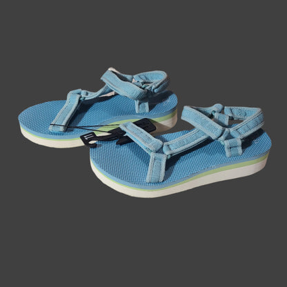 Women's Size 11 Blue Time and Tru Nature Sandals - NEW