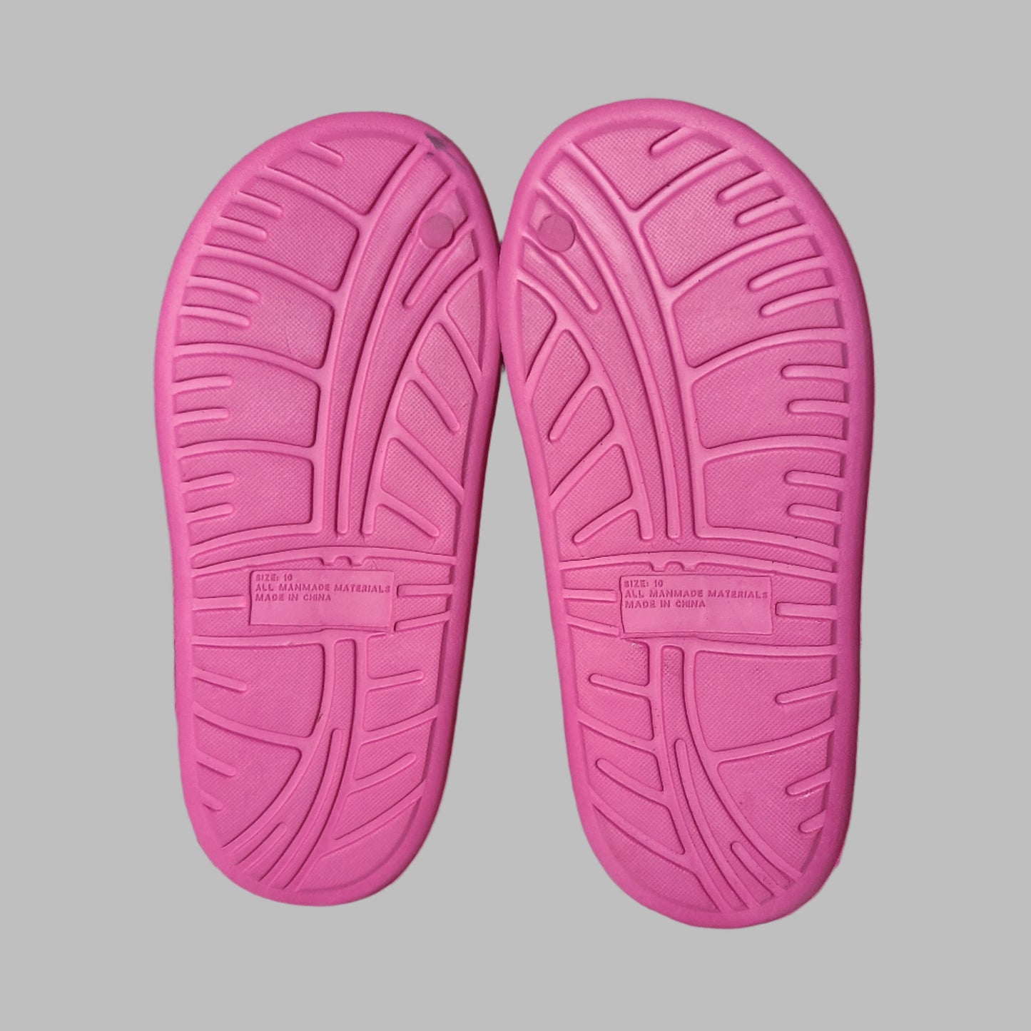 Women's Size 10 Pink Just Be… Slides - LIKE NEW